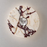 Malva Marble Disc Wall Light