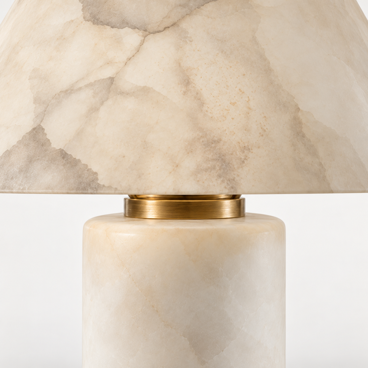 Clara Alabaster Cone Table Lamp