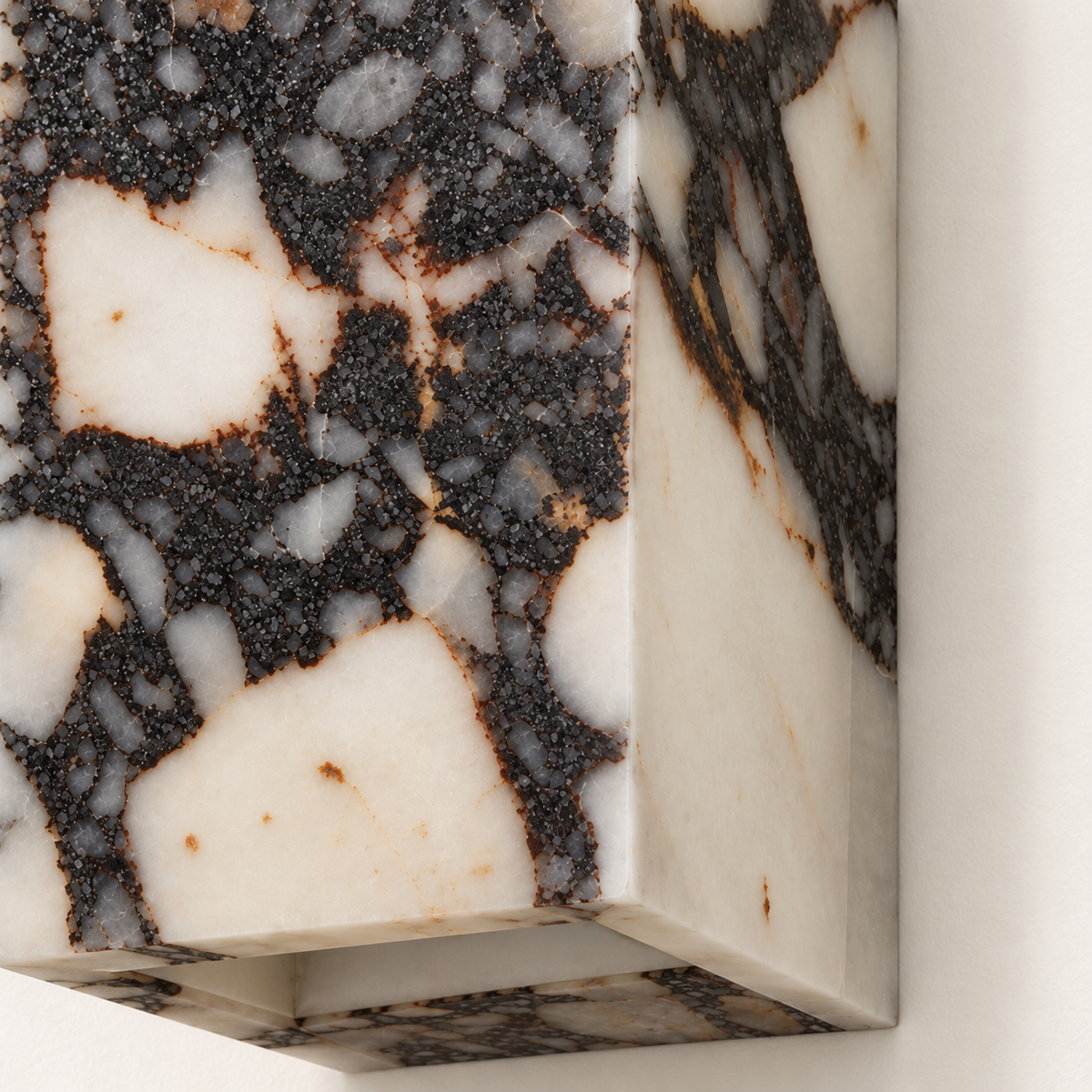 Bruno Marble Block Wall Light