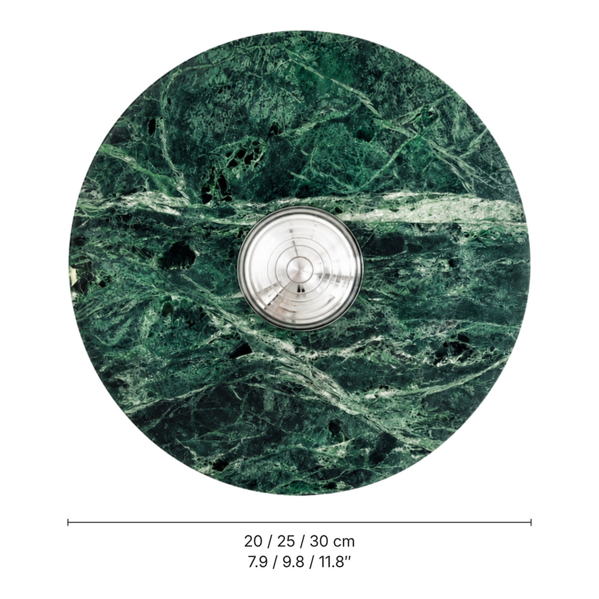 Lauro Marble Disc Wall Light, dimensions