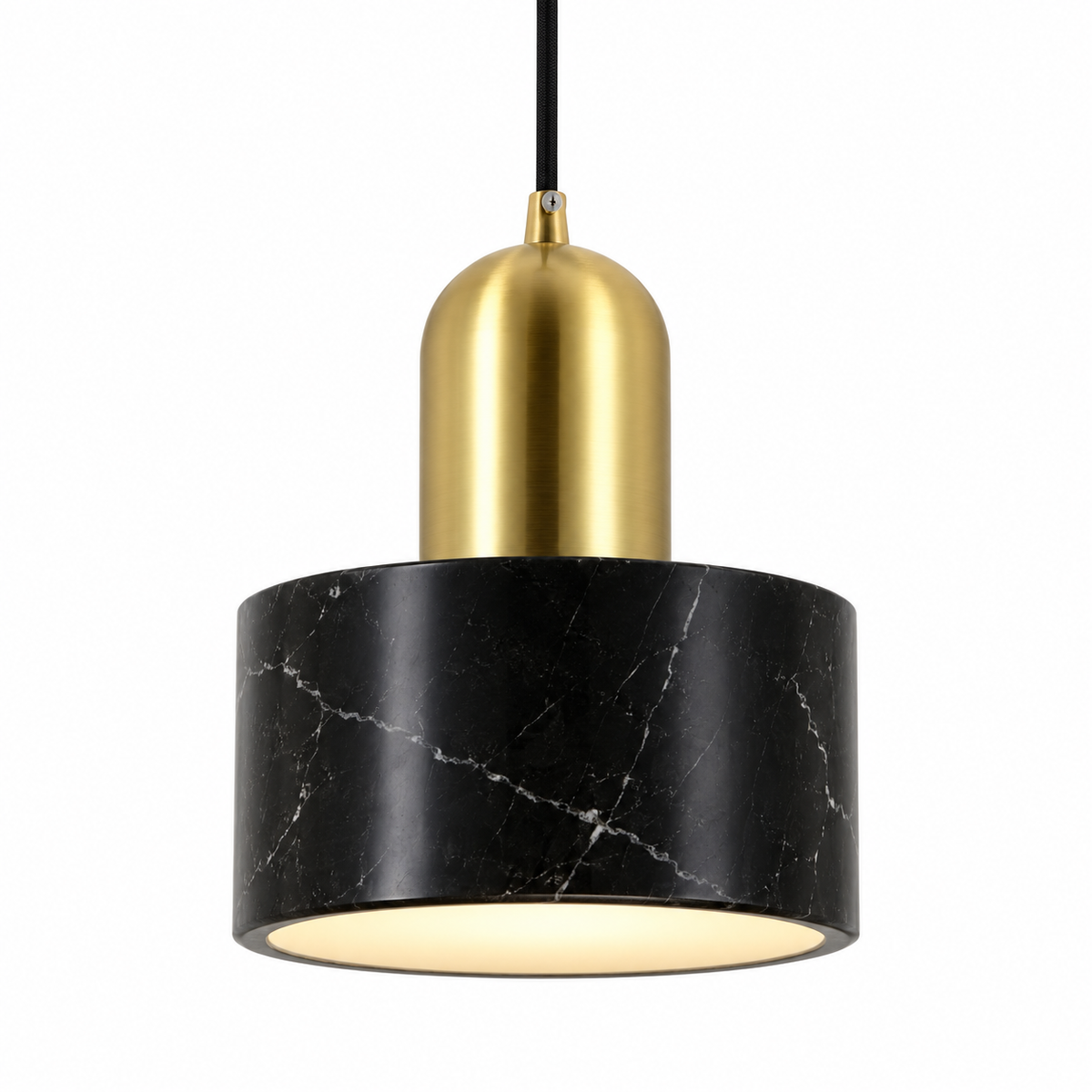 Milo Marble Drum Pendant Light