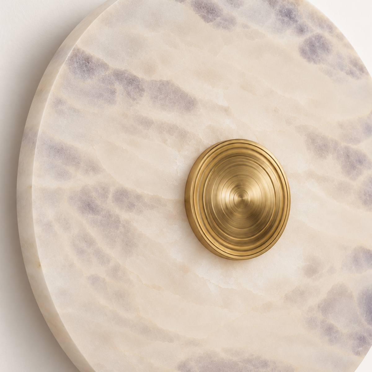 Viola Alabaster Disc Wall Light