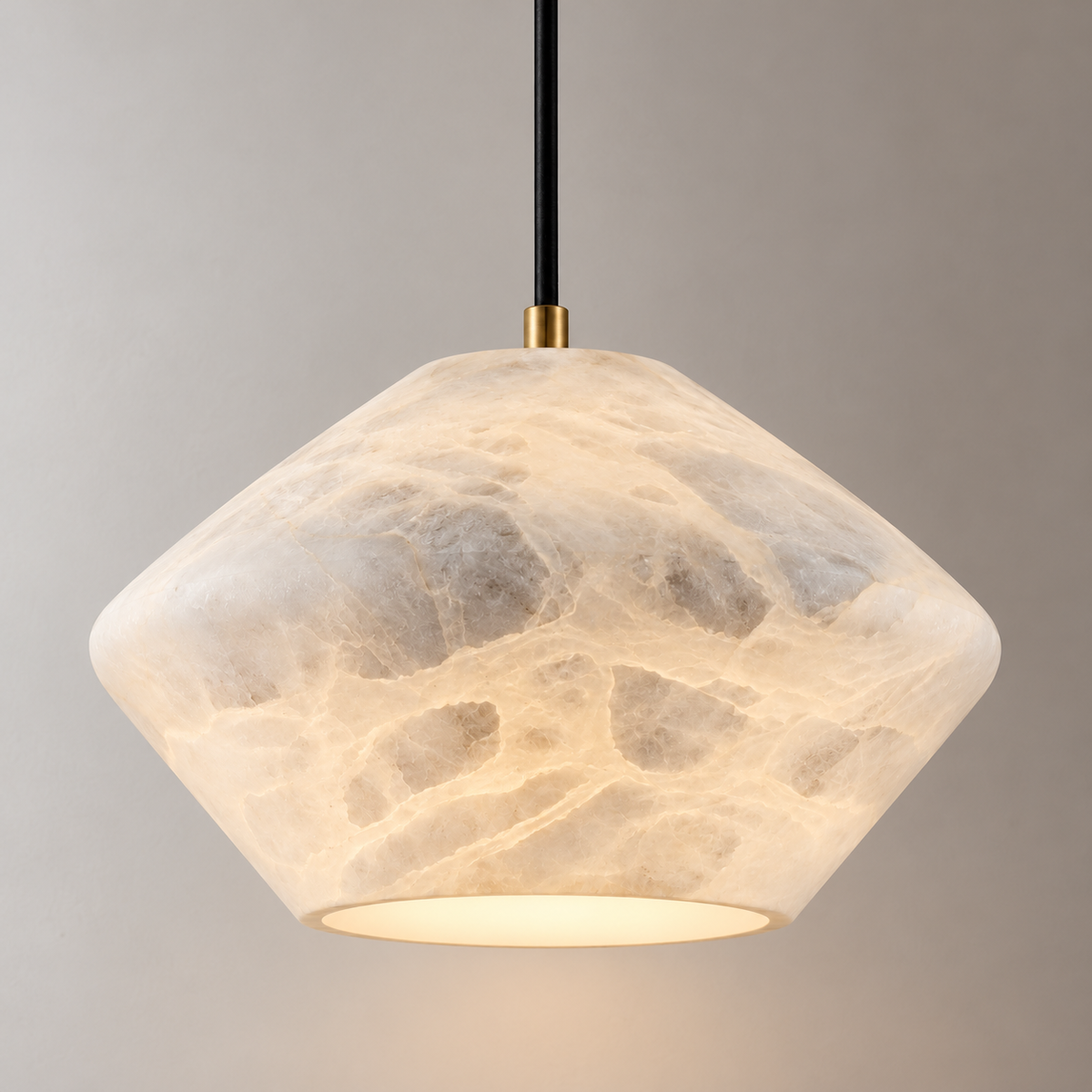 Stella Alabaster Cone Pendant Light