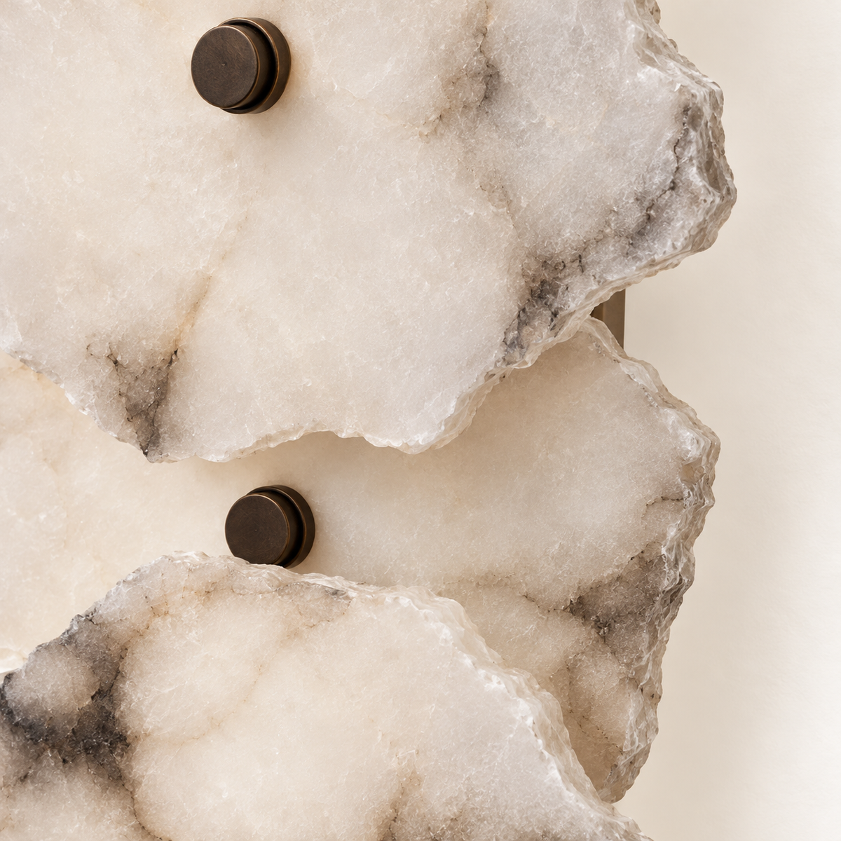 Rocca Alabaster Slab Wall Light, 5 lights, studio photo